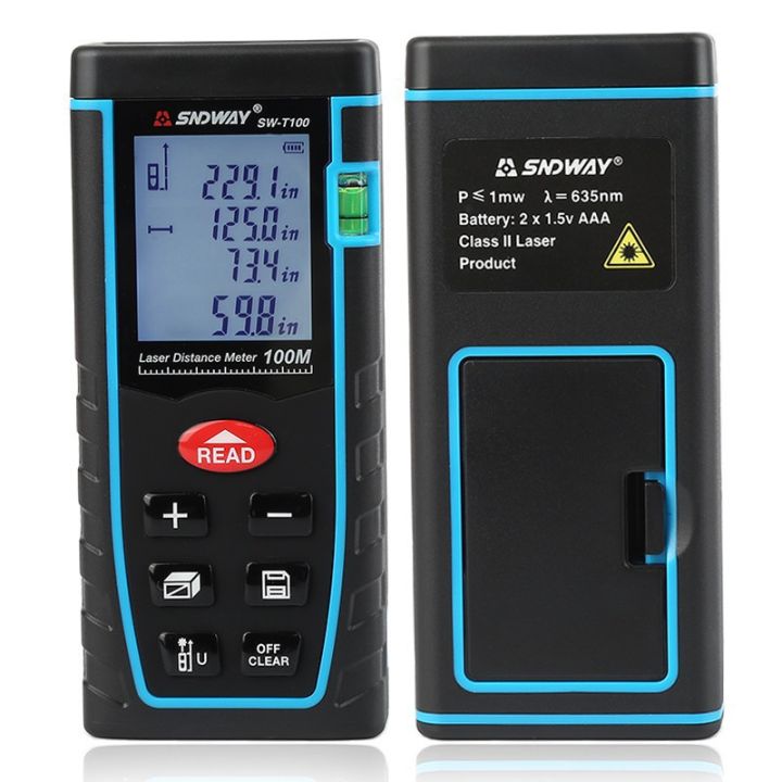 SNDWAY SWT100 Laser Distance Meter 100M Handheld Digital Lazada Lazada PH