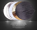 สตูดิโอถ่ายภาพแสงกระจกพับได้ Reflector 5in1 60ซม/80ซม/110ซม   มี3ขนาดให้เลือกได้ Photo Studio Light Folding Mirror Reflector 5in1 60cm / 80cm / 110cm (we have 3 sizes for choosing). 