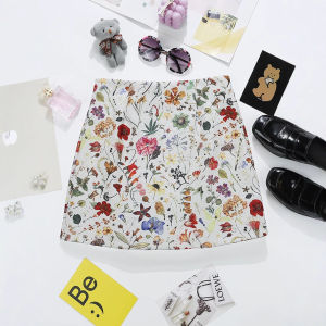 COD 3D Cut Floral Midi Skirt Summer Womens High-Waist INS Trendy Pure Desire Hip-hugging Skirt Anti-exposure Short Skirt 93982026 New Arrival