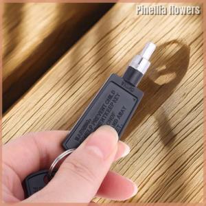 Pinellia flowers กุญแจล็อคประตูตู้เย็นตู้แช่แข็ง2ชิ้นกุญแจรูปห้าเหลี่ยมสำหรับ Haier