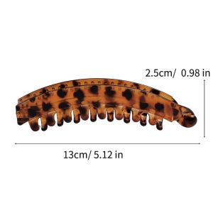 3Pcs Banana Clip Hair Claw Clips / Large Matte Banana Hairpin / Korean Style Fashion Ponytail Barrettes Hair Accessories