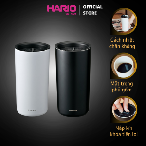Ly giữ nhiệt phủ gốm chuyên dụng pha cà phê Hario double-walled tumbler with ceramic coating 350ml