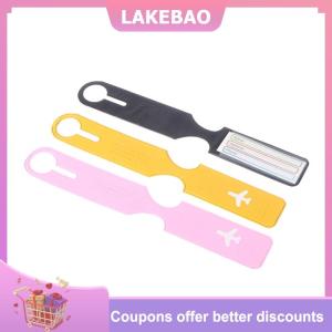 【LAKEBAO】 Thẻ Túi hành lý du lịch đơn giản nhãn ID địa chỉ Tên vali bằng nhựa