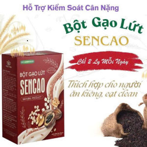 Bột Gạo Lứt Sencao Hộp 15 Gói Chính Hãng Cao Cấp ✔️️️ Bột gạo lứt giảm cân tiêu mỡ an toàn bữa ăn phụ hoàn hảo cho nàng