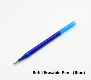 Erasable Gel Pen Blue and Black 0.5mm With Refill Ink (Boleh Padam) Stationery Pen for Students Office School Supplies