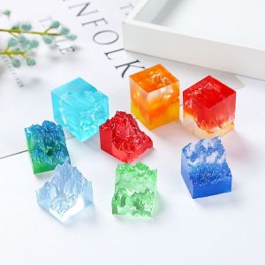 TKNUS Craft Epoxy Snow Mountain Micro Landscape Transparent Broken Mountain Jewelry accessory Silicone Mold Jewelry Making Crafts Tools