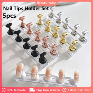 Nail Tips Holder Set Nails Art Color Practice Display Magnetic Stand Nail Art Tools Strong Magnet Nail Holder Set