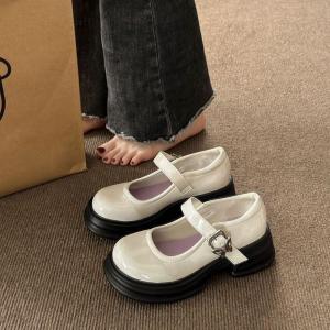 🎀ผลิตภัณฑ์ใหม่🎀รองเท้าแมรี่เจน ส้นหนา เข้ากับทุกการแต่งกาย สไตล์เกาหลี ญี่ปุ่น สําหรับนักเรียน