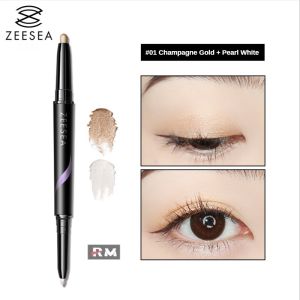 【Genuine】ZEESEA Two-Color Eye Shadow Lying Silkworm Pen Lazy Double-Ended Eyeshadow Stick Waterproof And Easy To Remove Does Not Fade High Gloss Matte Pearlescent Eye Makeup Pencil