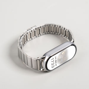 Metal Strap For Xiaomi Mi Band 10 9 8 Stainless Steel Watchband Magnetic buckle business Mi band10 9 8 band