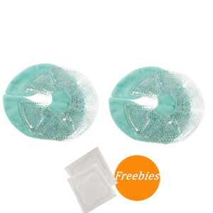 ( GIFTS-2 PCS hydrogel breast pads ) 2pcs Breast Therapy Pack Gel Ice Pack Pads Hot Cold Massager For Nursing Mother