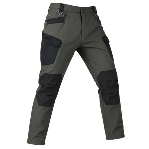 Jeep Spirit Men Tactical Cargo Pants Reinforced Knee Multi Pocket Ripstop Outdoor