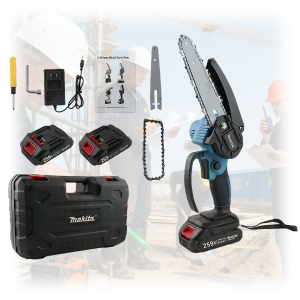 Makita Portable Chainsaw – Cordless Electric Wood Cutter Durable Outdoor Power Tool
