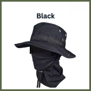 Hat Camouflage Bucket Hat Sun Protection Boonie Hat Military Cap Topi Askar Topi Lelaki Topi Perempuan Outdoor