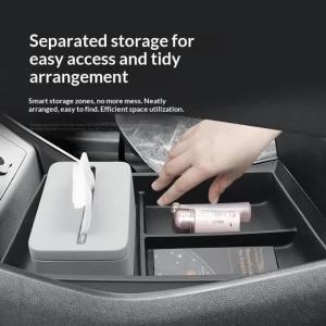 Kail For BYD Song Pro DM-i Sealion 5 DM-i 2026 Car Central Control Lower Storage TPE Glasses Key Storage Tray Car Accessories 5B8Q6