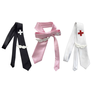 Jk Black Ties Crosses Wing Collar Japan Jk seifuku Cosplay Pre-tied Tie Schoolgirl JK Suit Neckwear