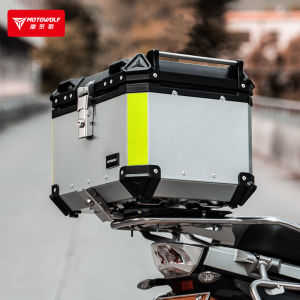 Motowolf 35L 45L 50L Motorcycle Top Box Helmet Storage Trunk General Aluminum Alloy Motorcycle Tail Boxes