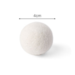 2/4Pcs Reusable Wool Dryer Balls Softener Wool Laundry Cleaning Ball 3-7cm Fleece Dryer Balls Useful Washing Machine Accessories