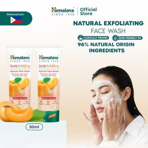 BUY 1 TAKE 1 - Himalaya Apricot Gentle Exfoliating Face Wash 50ml| Removes Dead Skin | Unclogs Pores