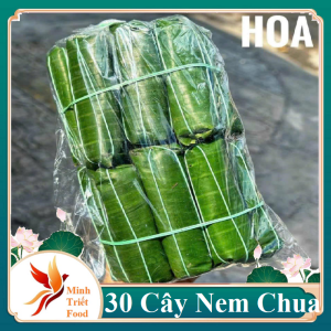 50 Cây Nem Chua Thanh Hoá Loại 1 ngon giòn sạch lại lên màu hồng đẹp- ĐẶC SẢN MINH TRIẾT