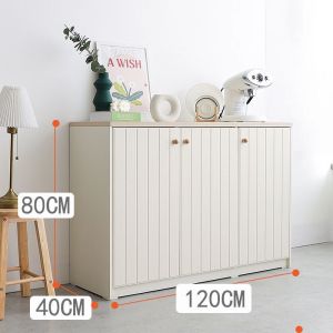 Dining Side Cabinet Nordic Simple Modern Kitchen kitchen Storage Back Wall Cabinet Locker Wine Cabinet Cream Style Tea Water Locker Living Room Household