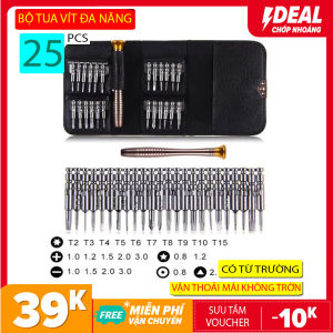 Bộ tua vít đa năng 25 món - Bộ tua vít sửa điện thoại tô vit sửa iphone tua vít tháo laptop [LOẠI TỐT - CÓ TỪ TRƯỜNG]