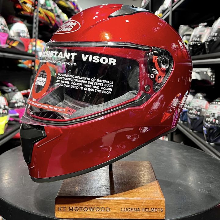 STUDDS Thunder Mono XV Full Face Single Visor Helmet w/ FREE EXTRA