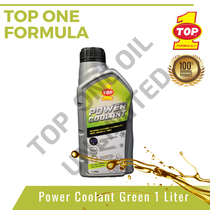 Top One Formula- Long Life Radiator Power Coolant (Green) 1 Liter ...