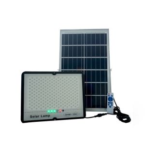 Đèn pha năng lượng mặt trời HC SOLAR LIGHT 300W – Chống chói mắt Vỏ nhôm Tấm pin NLMT rời Ánh sáng trắng