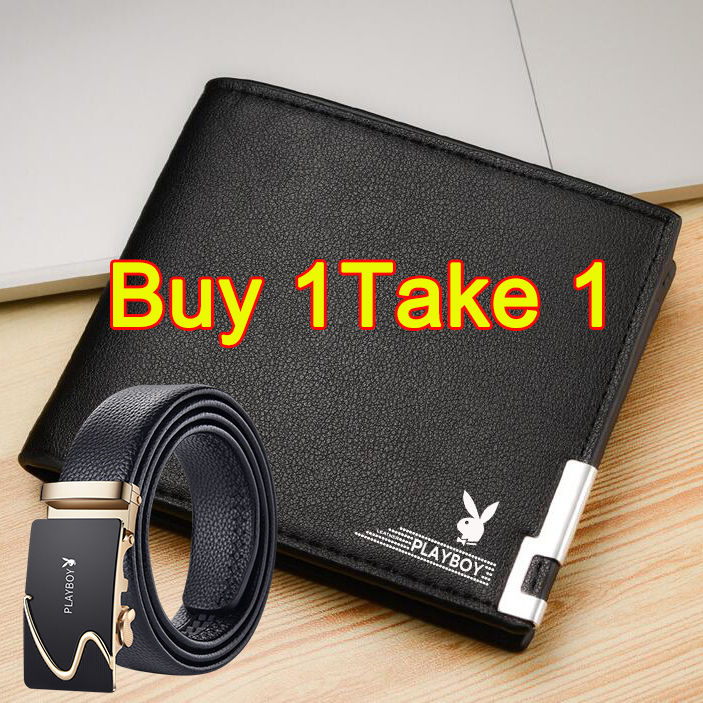 Men's Short MultiCard Wallet Korean Thin Soft Wallet Lazada