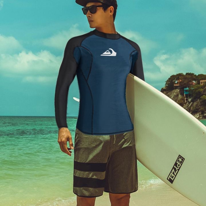 Men's Long Sleeve UPF 50 Baselayer Skins Performance Fit Compression