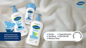 CETAPHIL BABY WASH & SHAMPOO FOR HAIR & BODY 400ML แชมพูและเจลอาบน้ำเด็ก สูตรอ่อนโยน และเจลอาบน้ํา 2-in-1