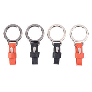 4PCS 2025 New Leather Car Keychain High Quality Durable Zinc Alloy Men Keychain Waist Hanging Keychain Friends Gift Car Accessories