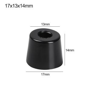 WININ 10 pcs Phụ kiện nhạc cụ Cái đệm Màu đen Thon gọn Tấm bảo vệ Bàn chân trượt nội thất Thảm lót chân PVC