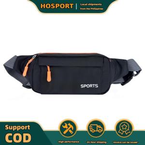 【HOSPORT】 Women Men Chest Bag Sling Backpack Goes With All Outfits Casual Crossbody Purse Waterproof Waist Bag with Multi Pockets for Travel Hiking Cycling for