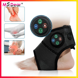 Smart Ankle Brace Foot Compression massager Multifunctional Electric Ankle Heating Air Massager and Foot Pain Relief Vibrating For Tenosynovitis Pain Relief