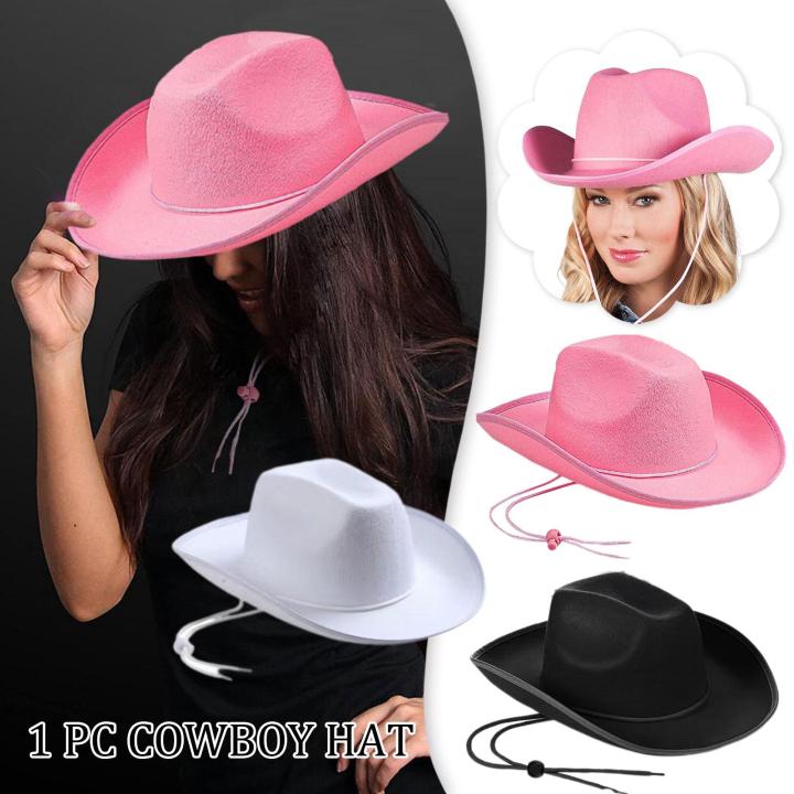 Cowboy Hat Pink Cowboy Hat Decoration Pink Hat Cowgirl Hat Space Cowboy