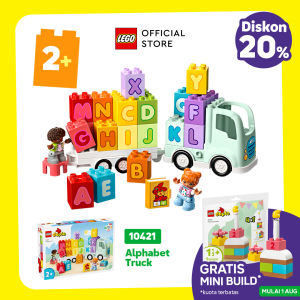 LEGO DUPLO 10421 Alphabet Truck (36 Pieces) Building Block Toys Mainan Block