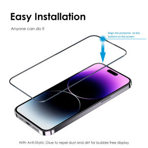 Screen Protector Tempered Glass for iPhone 17 Pro Max/16E/15/14/13 Plus Clear Privacy Matte Blue Light