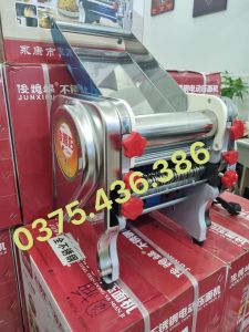 Máy cán bột bánh bao đế bánh gối pizza chạy điện FKM200