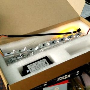 Lampu Alis LED DRL Cristal Sein Head Lamp 16 Blok