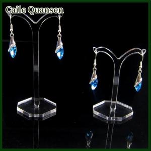 Caile ชั้นวางแสดงต่างหูสตั๊ดอะคริลิคเครื่องประดับที่แขวนจัดระเบียบที่วาง