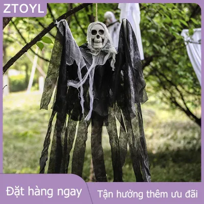 ZTOYL GUCHEN 90cm Halloween treo sọ ma ám ngôi nhà ma ám trang trí kinh dị đạo cụ Halloween bên mặt dây chuyền nhà cửa thanh trang trí