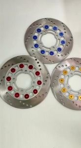 DISC PIRINGAN CAKRAM DEPAN UKURAN STANDAR MIO SPORTY MIO SMILE MIO SOUL XEON 200MM Warna Biru Merah Kuning Suku Cadang Motor Honda - Lazada