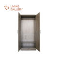 Living Gallery 2-Door Wardrobe | L80xW49xH180cm | Versatile Cabinet Design | Full Length Hanging | Easy To Assemble | LG 078. 