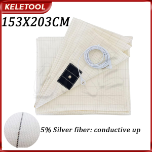 Earthing Grounding Fitted Sheet Grounding Protection Flat Half Sheet Fiber Earthing Sheet Improve Sleep