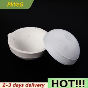 PkYeG High Temperature Quartz Silica Melting Crucible Dish Bowl Pot Casting Gold Silver Metal Jewelry Casting Container