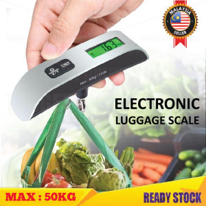 50kg/10g Electronic Digital Luggage Scale Portable Weighing Travel Suitcase / Penimbang Bagasi