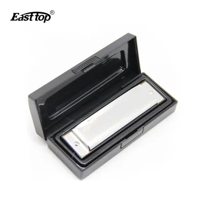 Easttop Harmonica 10 Hole Blues Harmonica Mouth Organ for Blues Rock Jazz Folk T10-3