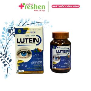 Eye Ruby Lutein viên uống bổ mắt chứa Zeaxanthin 30 viên Hỗ trợ tăng cường thị lực.
